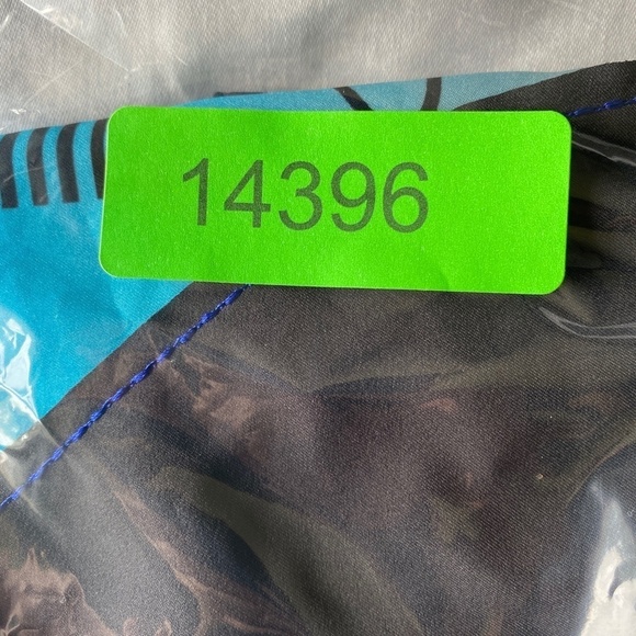 Billabong Women's Black‎ Board Shorts Blue Leg Logo Size 7 - Picture 15 of 15